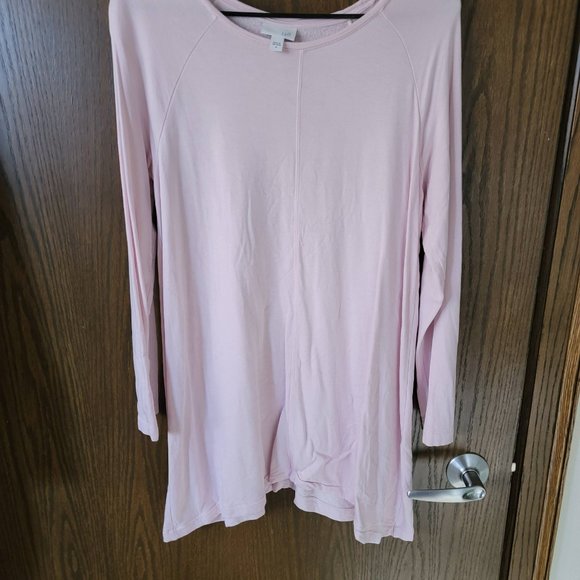 J. Jill Ballet Neck Tunic Top Size Medium - Picture 5 of 10